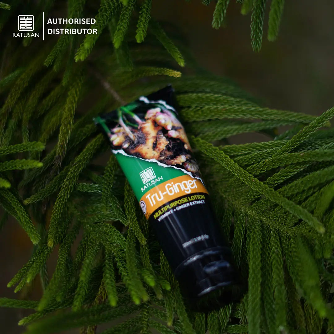 Ratusan Tru-Ginger Multipurpose Lotion 100ml – Natural Pain Relief, Better Sleep & Skin Health