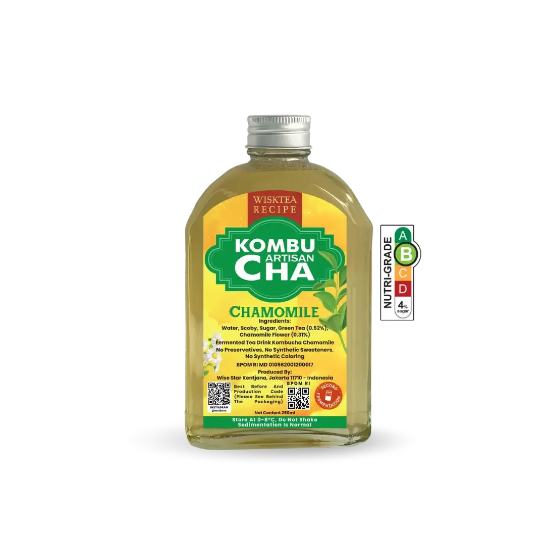 Chamomile Kombucha – Soothing Probiotic Drink | WiskTea Recipe