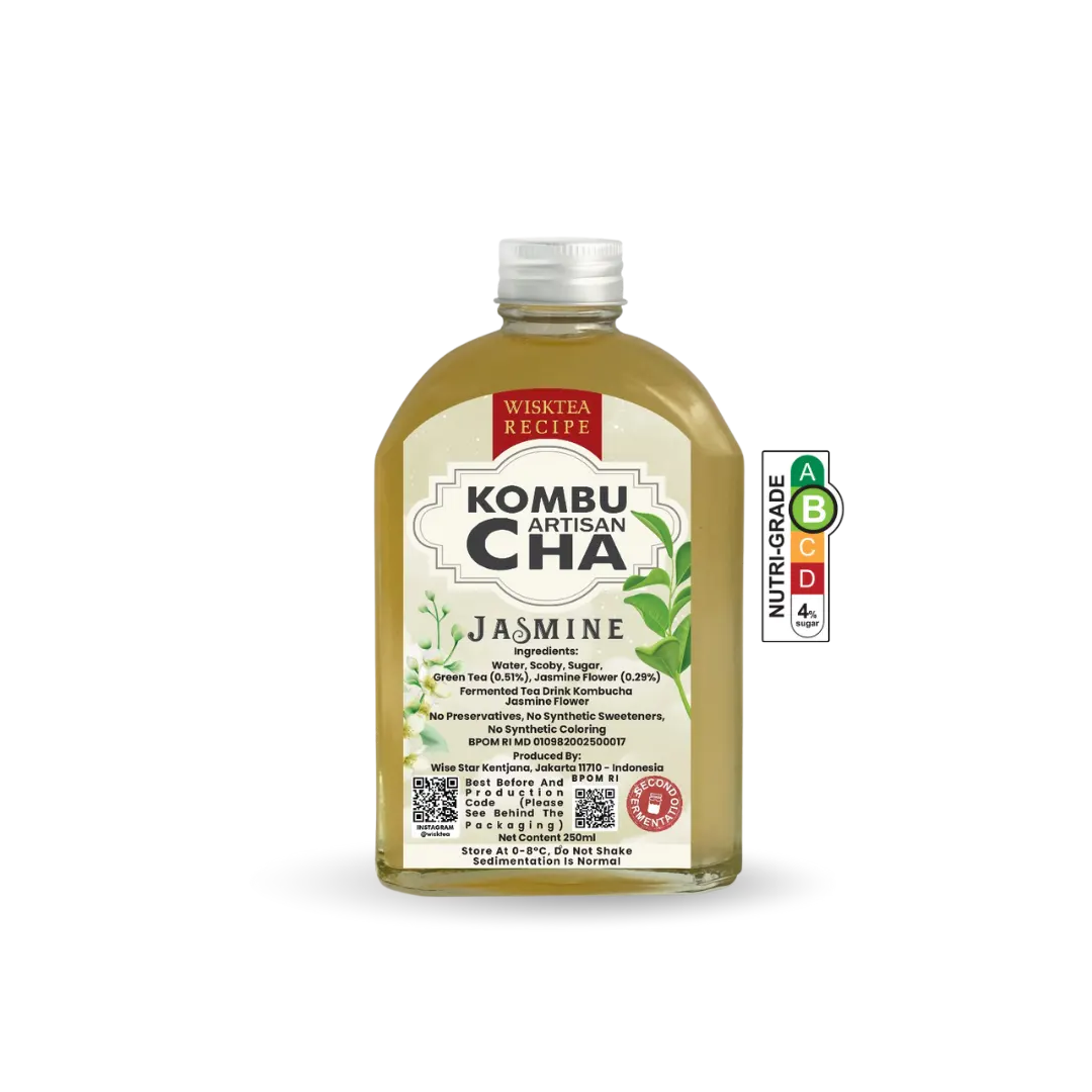 Jasmine Kombucha – Floral Probiotic Drink | WiskTea Recipe