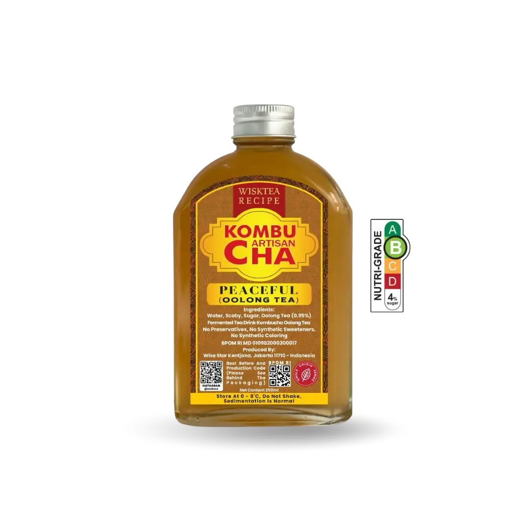 Peaceful Oolong Tea Kombucha – Calming Probiotic Drink | WiskTea Recipe