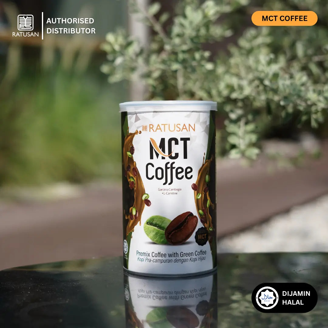 Ratusan MCT Coffee 300g – Keto, Low Caffeine, Fat Burning, Focus & Energy Boost