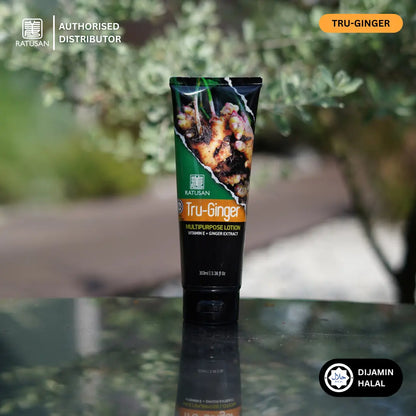 Ratusan Tru-Ginger Multipurpose Lotion 100ml – Natural Pain Relief, Better Sleep & Skin Health