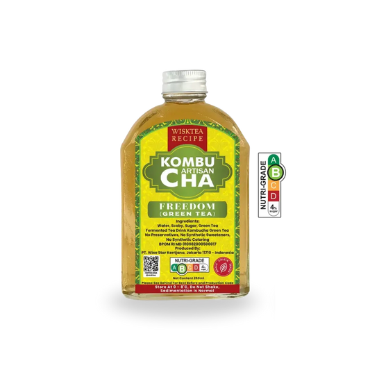 WiskTea Recipe's Freedom Kombucha with transparent background