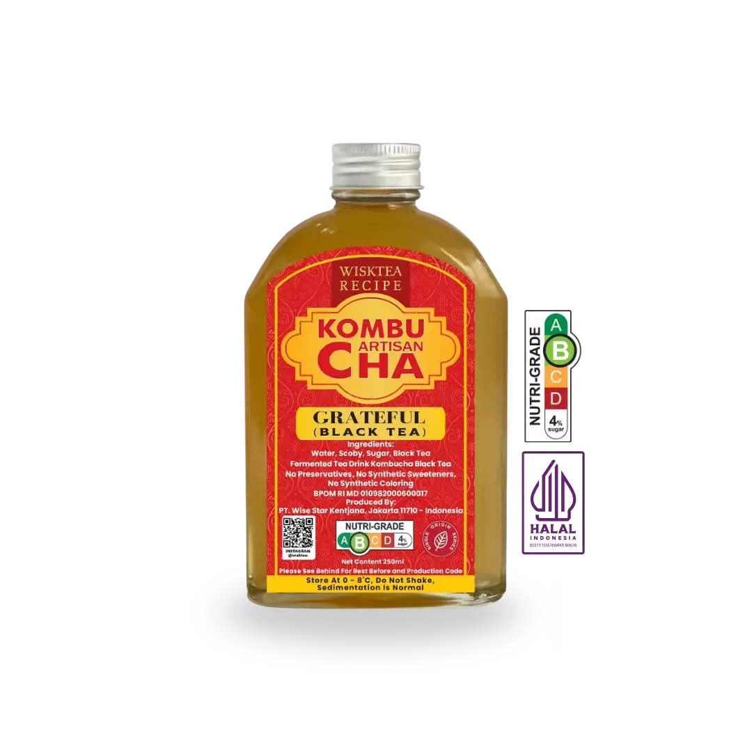 Grateful Black Tea Kombucha
