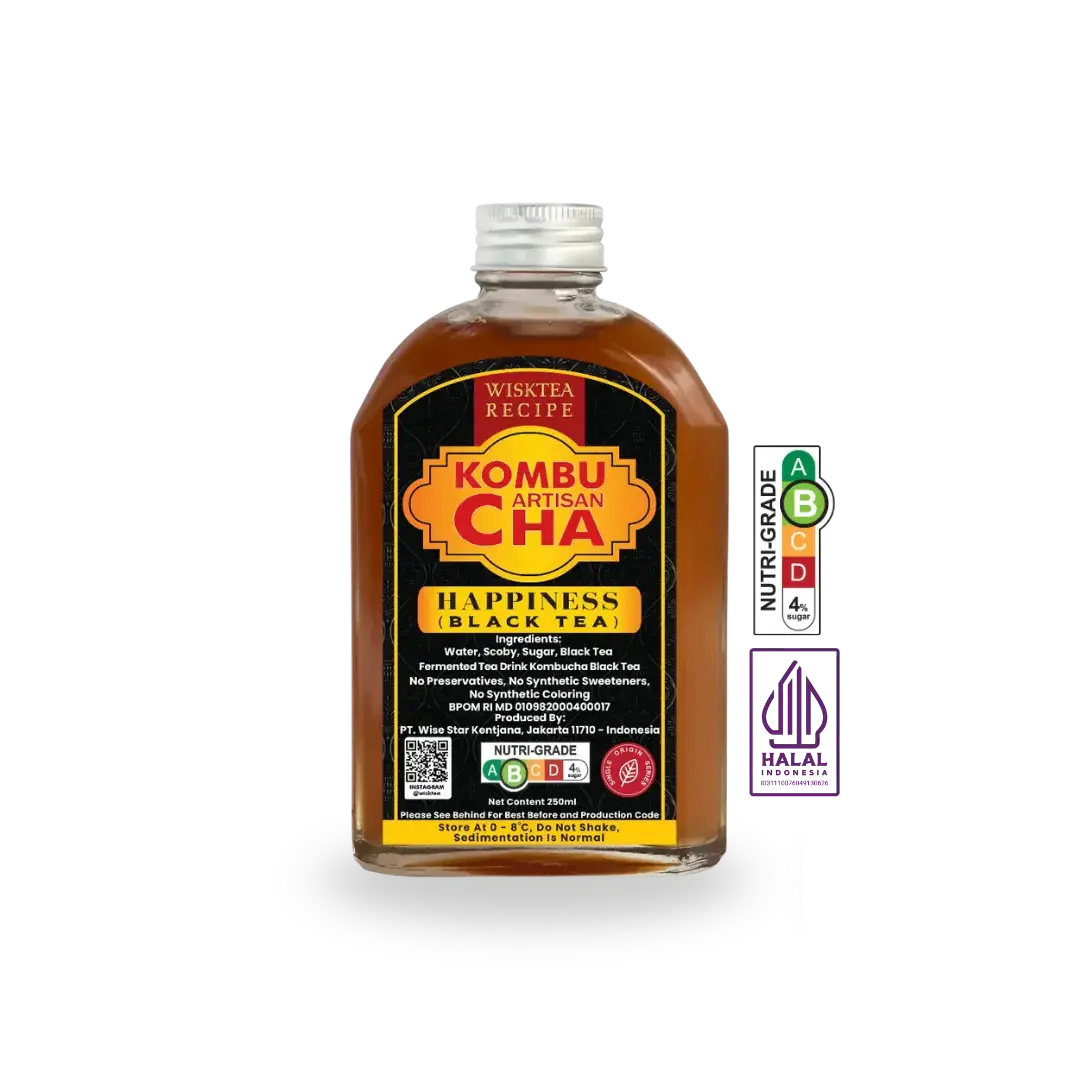 Happiness Black Tea Kombucha