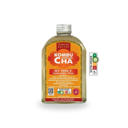 WiskTea Recipe's Humble Kombucha with transparent background