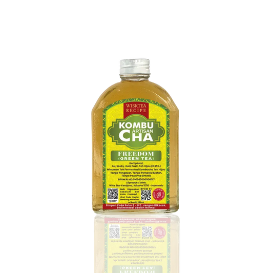 WiskTea Recipe Artisan Kombucha Freedom (Green Tea)