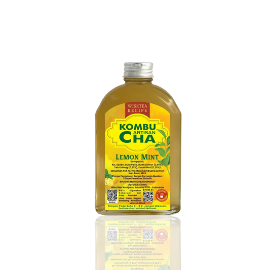 WiskTea Recipe Artisan Kombucha Lemon Mint