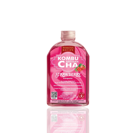 WiskTea Recipe Artisan Kombucha Strawberry