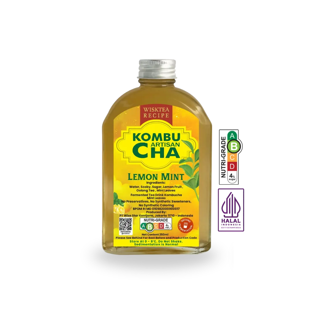 Lemon Mint Kombucha