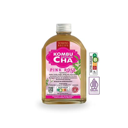 Pink Rose Kombucha