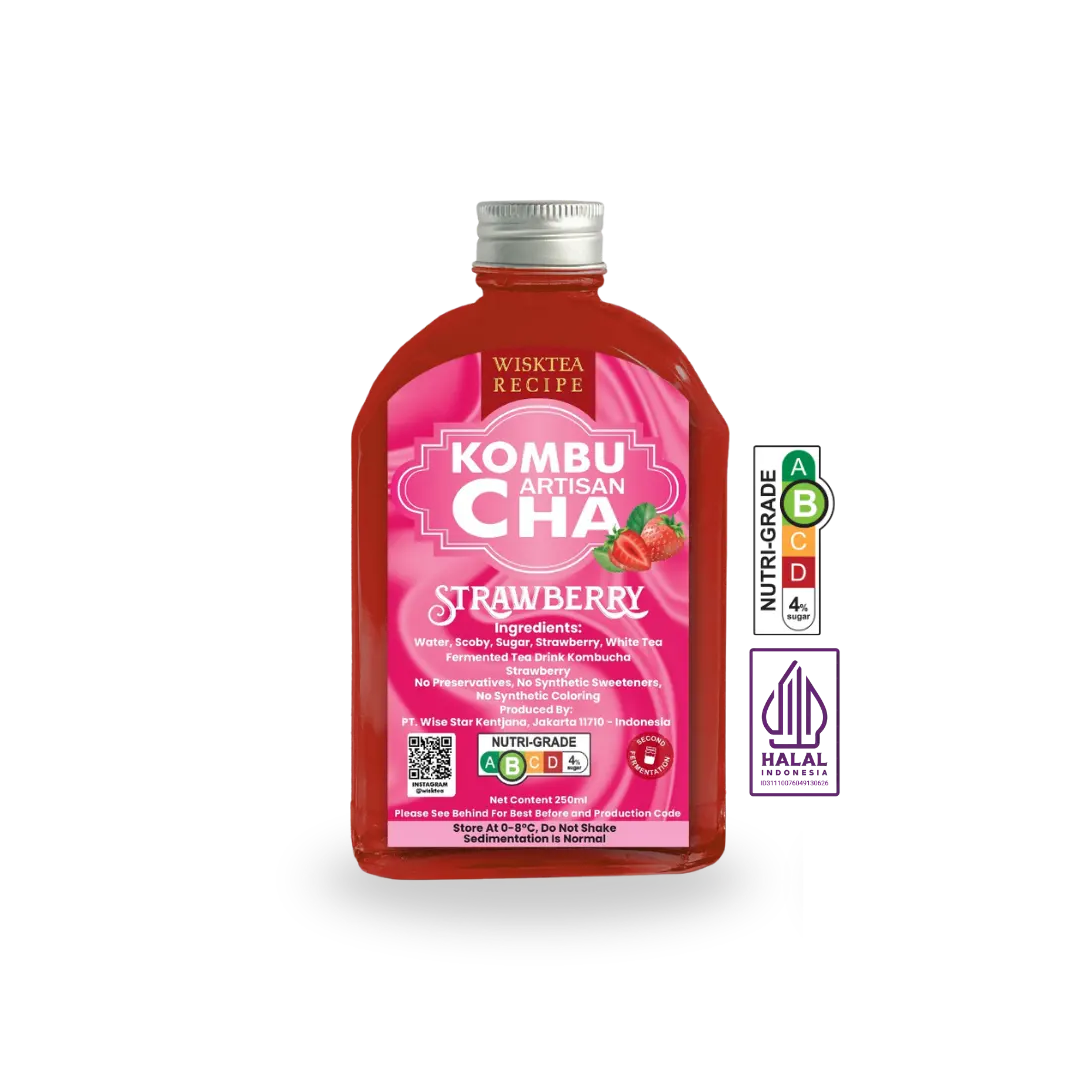 Strawberry Kombucha