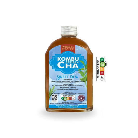 WiskTea Recipe's Sweet Dew Kombucha with transparent background
