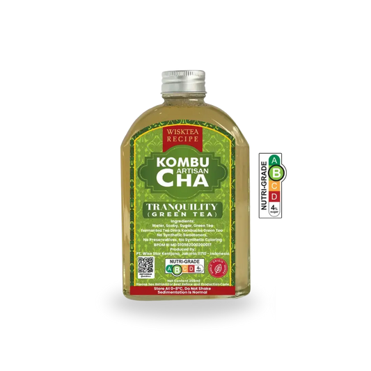 WiskTea Recipe's Tranquility Kombucha with transparent background