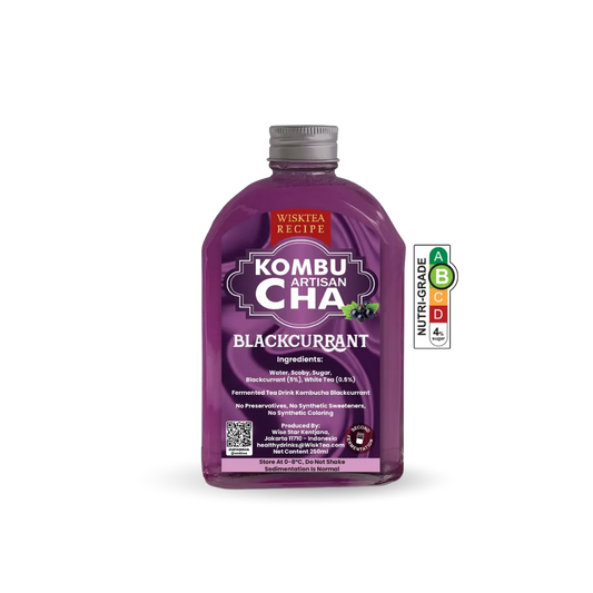 Blackcurrant Kombucha – Antioxidant Rich Probiotic Drink | WiskTea Recipe