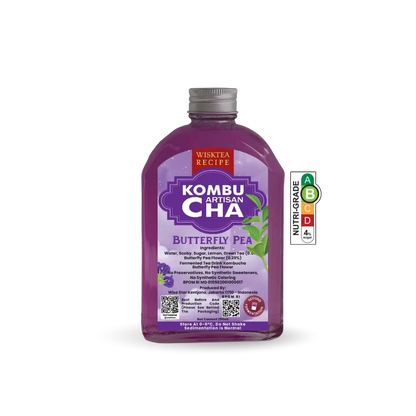 Butterfly Pea Kombucha – Refreshing Probiotic Drink | WiskTea Recipe