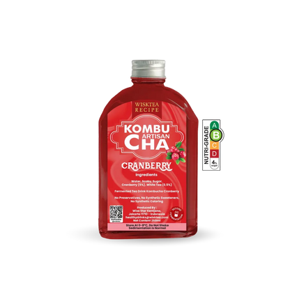 Cranberry Kombucha – Refreshing Probiotic Drink | WiskTea Recipe