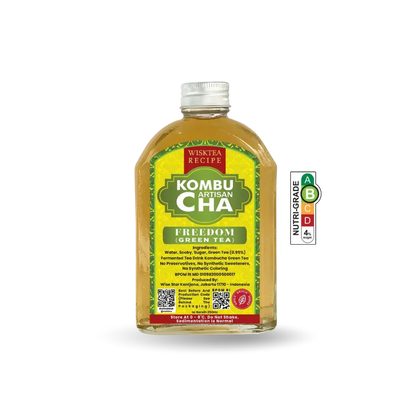 Freedom Green Tea Kombucha – Energising Probiotic Drink | WiskTea Recipe