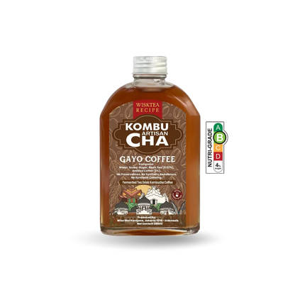 Gayo Coffee Kombucha – Energising Probiotic Drink | WiskTea Recipe