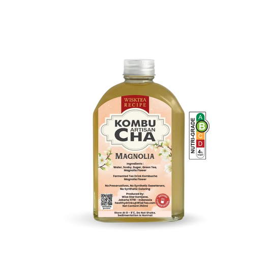 Magnolia Kombucha – Floral Probiotic Drink | WiskTea Recipe
