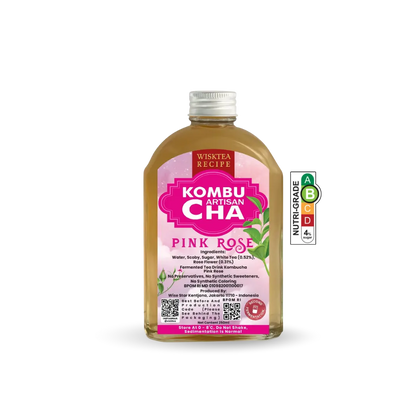 Pink Rose Kombucha – Floral Probiotic Drink | WiskTea Recipe