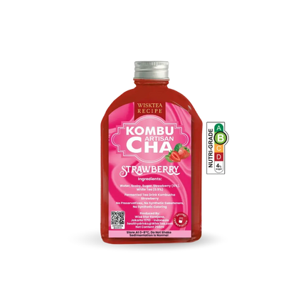 Strawberry Kombucha – Fruity Probiotic Drink | WiskTea Recipe