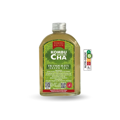 Tranquility Green Tea Kombucha – Calming Probiotic Drink | WiskTea Recipe