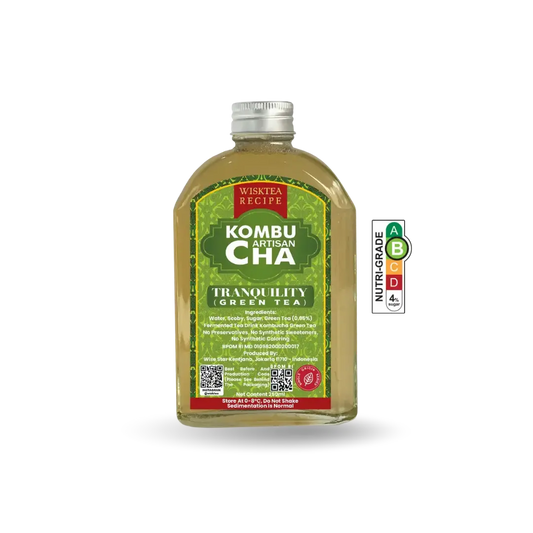 Tranquility Green Tea Kombucha – Calming Probiotic Drink | WiskTea Recipe